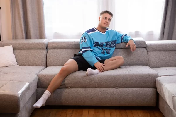 Straight Hockey Bros: Cole Black & Vincent O'Reilly Gay Porn 8