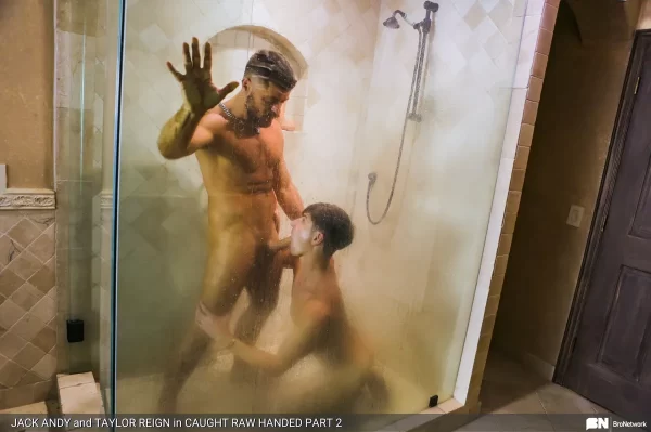 Taylor Reign & Jack Andy's Detective Fling Gay Porn 5