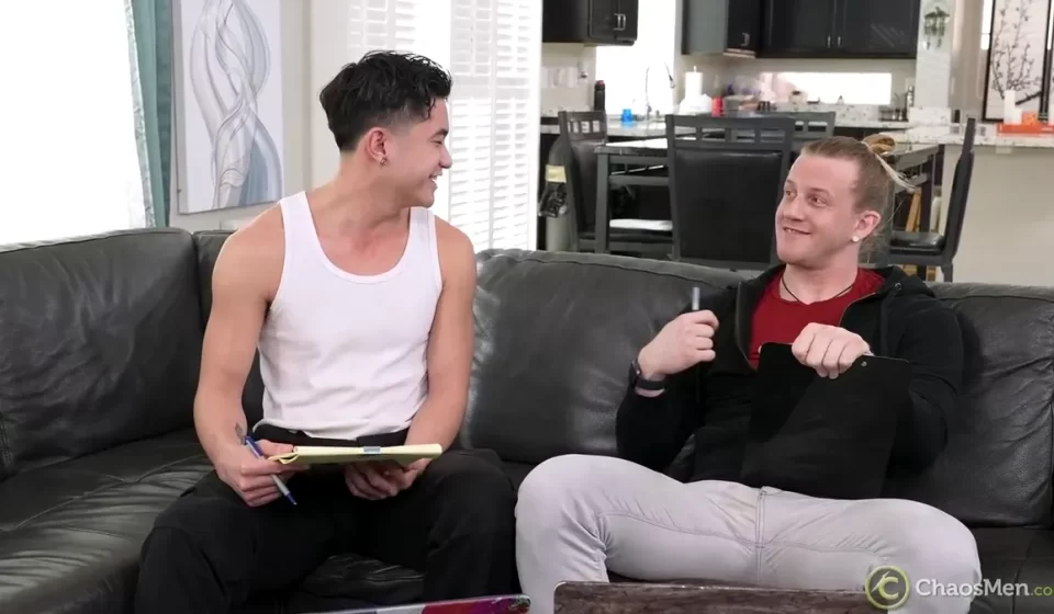 Tutor Teasing - Chad Rexx's Private Lessons Reward at Chaosmen Gay Porn