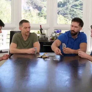 Two Broke Twinks' Poker Night Adventure at TwinkTrade Gay Porn