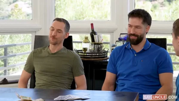 Two Broke Twinks' Poker Night Adventure at TwinkTrade Gay Porn 3