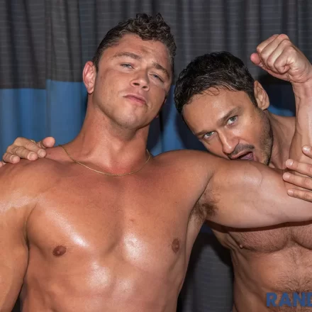 Alex Kof & Tanner Valentino's Gape-Banging Manhole Madness Gay Porn