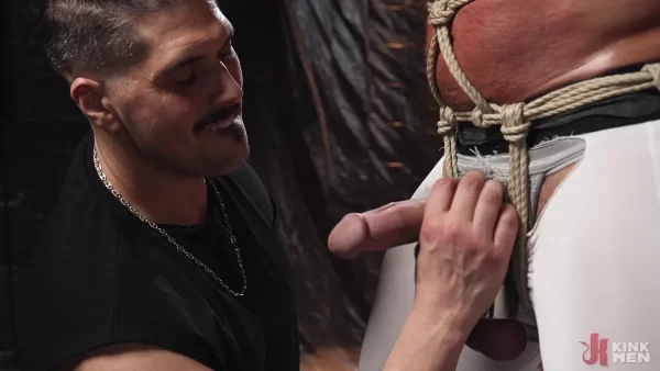 Bound For Pleasure: WoodxBound Edges Newcomer JD Manning Gay Porn 3