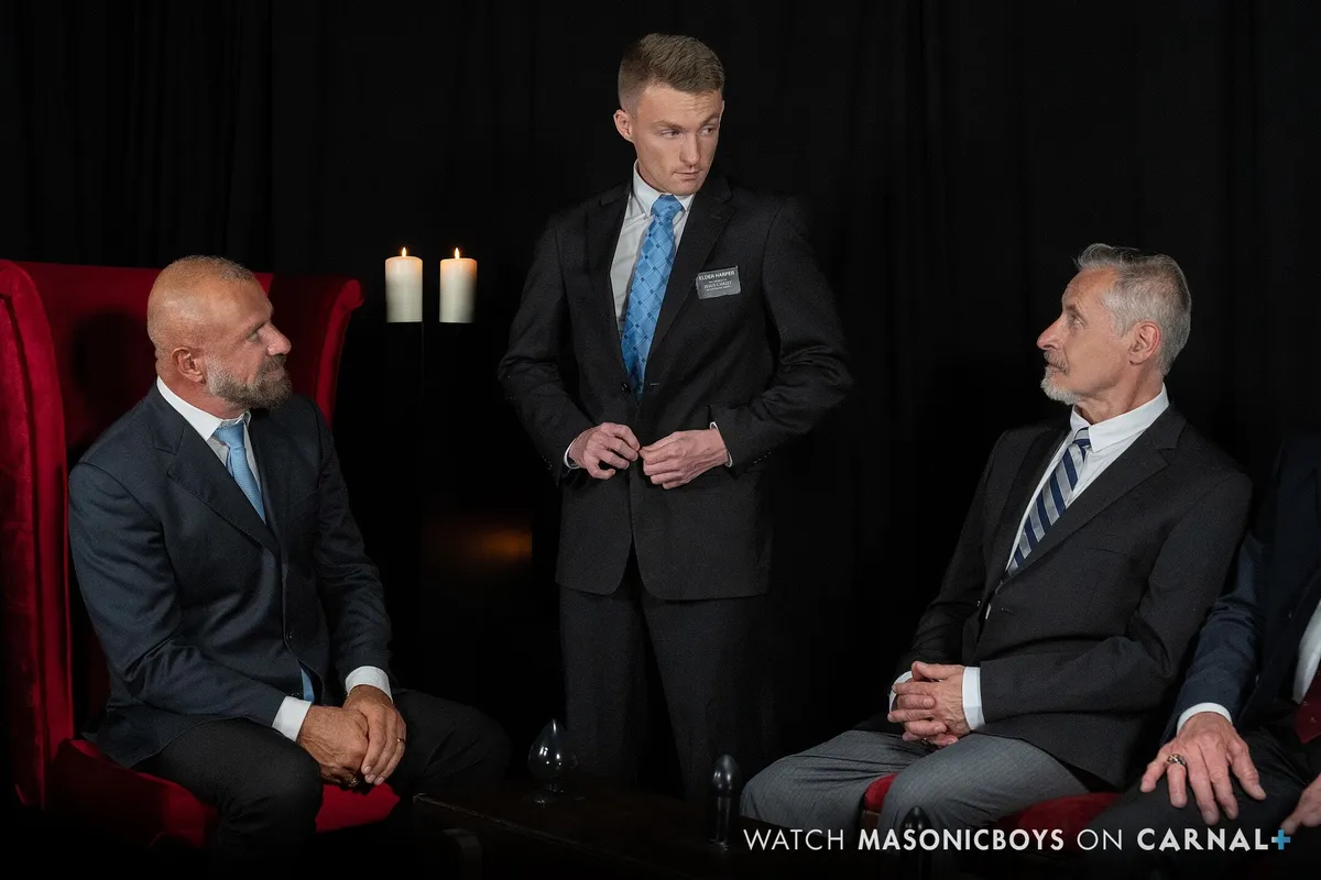 Boundless Submission: Felix and Jay's Discipline on Kyle's Holes Gay Porn 1