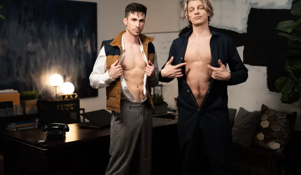 Caught Sniffing: Kane Fox & Leo Louis Heat Up the Workplace Gay Porn