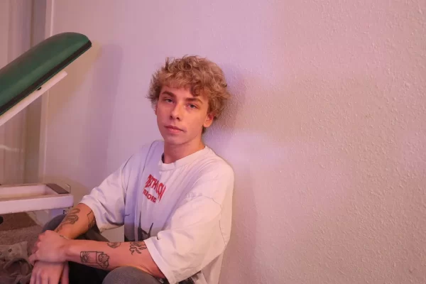 Curly Twink in a Lust-Filled Sketchy Sex Gang-Bang! Gay Porn