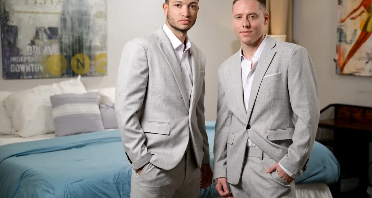 Don't Get Caught By The Groom: Justin Matthews & Vincent Grey Gay Porn
