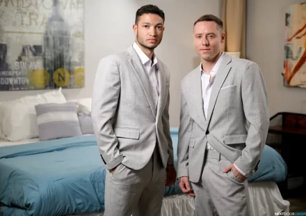 Don't Get Caught By The Groom: Justin Matthews & Vincent Grey Gay Porn