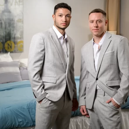 Don't Get Caught By The Groom: Justin Matthews & Vincent Grey Gay Porn