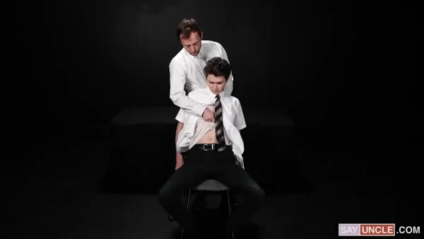 Elder Adam Tyme's Submission Trials with Leader Peter Pean Gay Porn 5