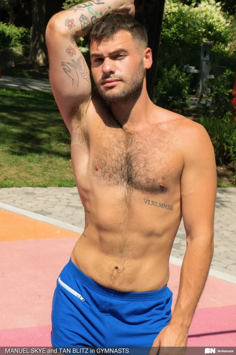 Manuel Skye's Private Training Session with Tan Blitz 2 Manuel Skye's Private Training Session with Tan Blitz Gay Porn 2