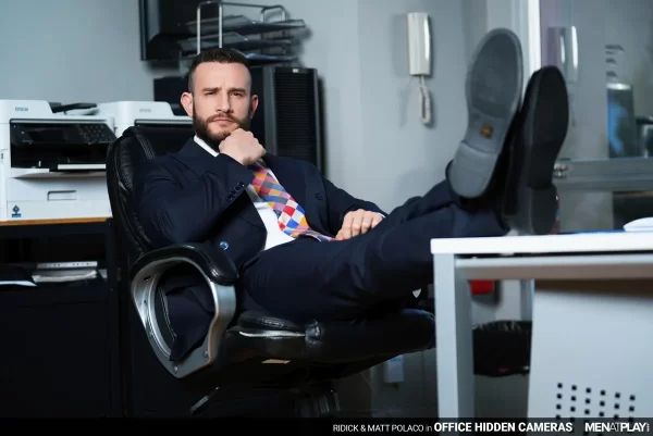 Office Hidden Cameras: Ridick & Matt Polaco Gay Porn 11