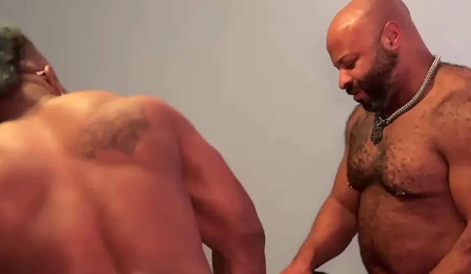 Private Playground's Wild Bear Threesome Gay Porn