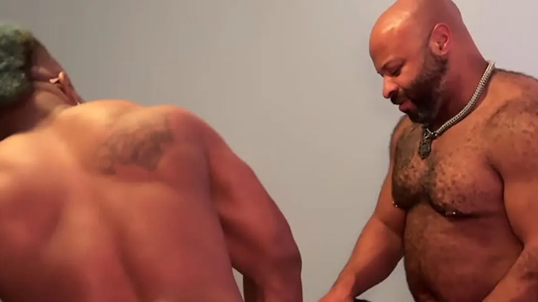 Private Playground's Wild Bear Threesome Gay Porn