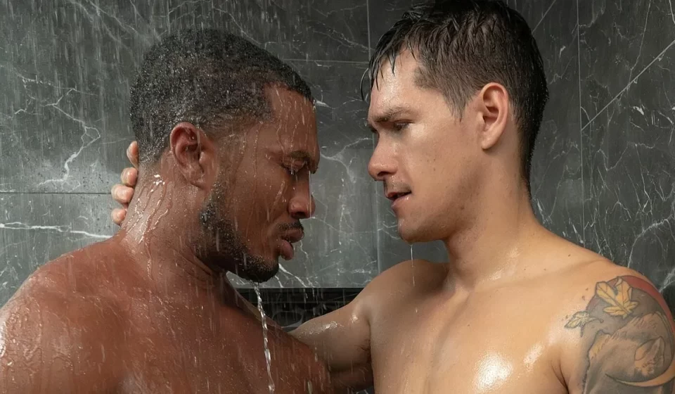 Sean Xavier & Zander Woodz Reunite for a Cool Shower Bang Gay Porn
