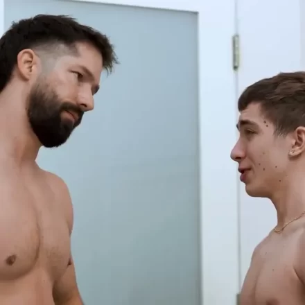 Shaving Lesson: Jacob King & Eddie Patrick at Family Dick Gay Porn