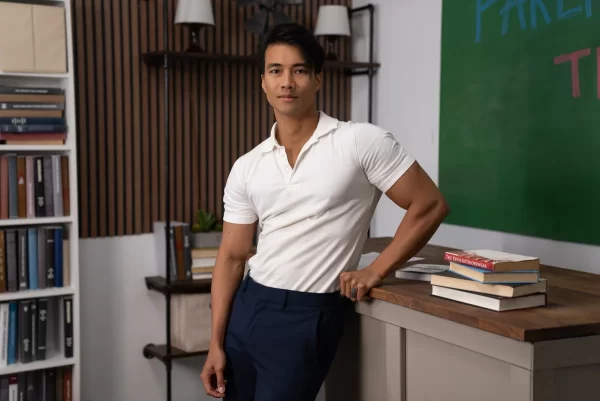 Teacher Gives Off Bi Vibes: Cherry Kiss, Draven Navarro & Ken Ott Gay Porn 5
