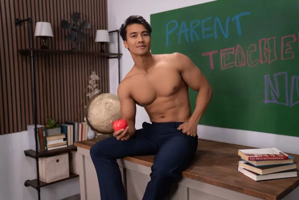 Teacher Gives Off Bi Vibes: Cherry Kiss, Draven Navarro & Ken Ott Gay Porn 6
