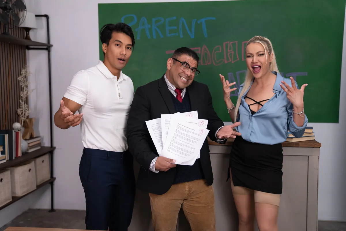 Teacher Gives Off Bi Vibes: Cherry Kiss, Draven Navarro & Ken Ott 10