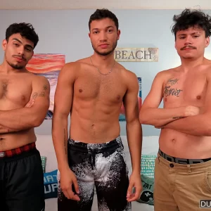 Threesome of Massive Meat: Bruce, Vincent & Chris Gay Porn