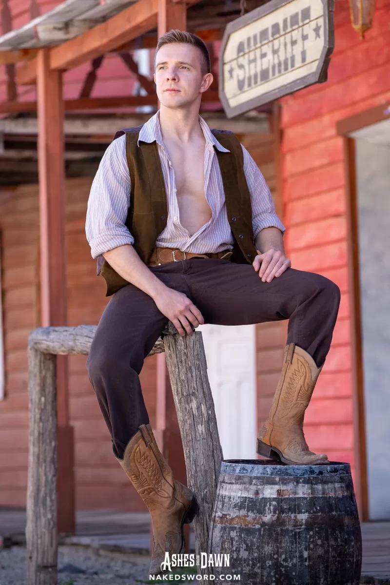 Wild West Trio: Serg Shepard, Caio Rodrigues & John Jai Gay Porn 2