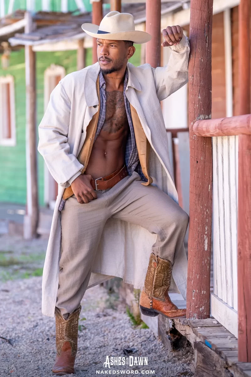 Wild West Trio: Serg Shepard, Caio Rodrigues & John Jai Gay Porn 3