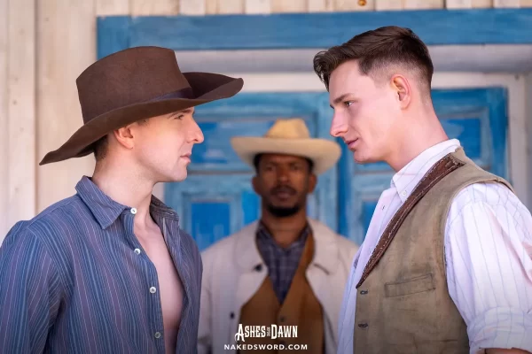Wild West Trio: Serg Shepard, Caio Rodrigues & John Jai Gay Porn