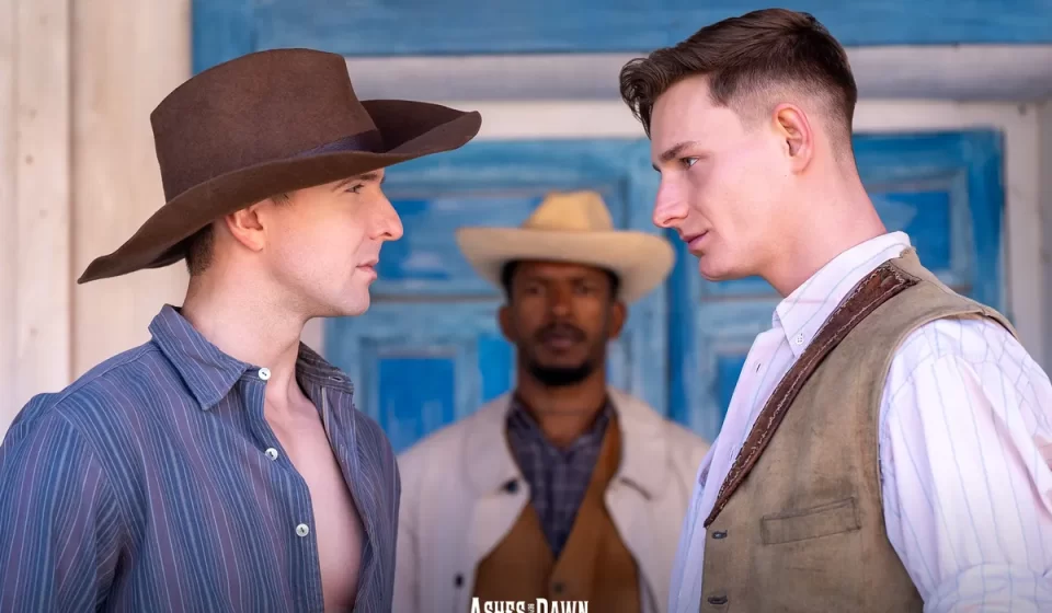 Wild West Trio: Serg Shepard, Caio Rodrigues & John Jai Gay Porn