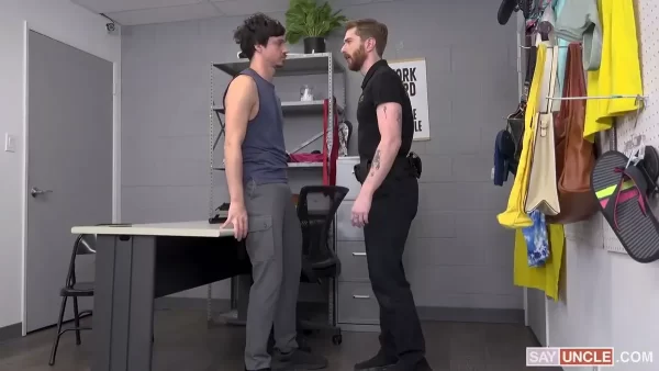 YoungPerps Cavity Search: Dakota Wonders & Jock the Stripper Gay Porn