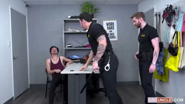 YoungPerps: Daniel Justice, Dakota & Jock the Stripper Gay Porn 1
