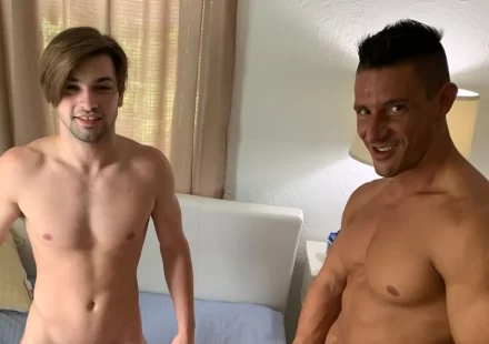 Aiden Asher’s Hole Devoured by Johnny Rapid & Jax Thirio Gay Porn