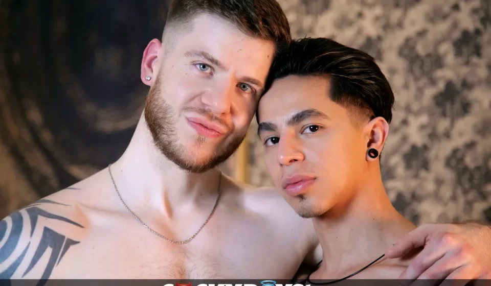 Angel Santana & Damon Saint's CockyBoys Encounter Gay Porn