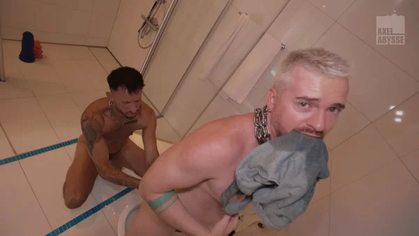 Axel Abysse & Mao Berlin's Fisting & Pissing Spectacle Gay Porn 10