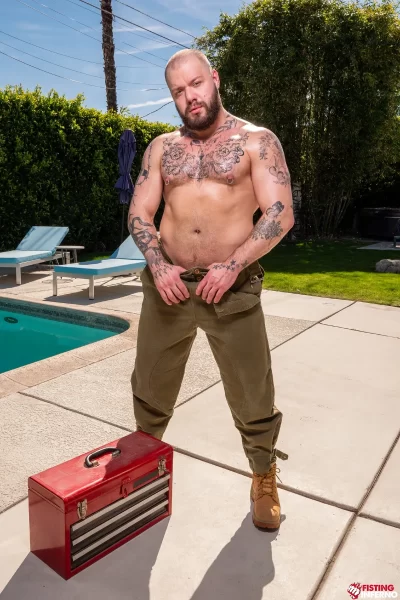 Diego Vox Slides His Fist & Cock in Gunnar Gates Gay Porn 2