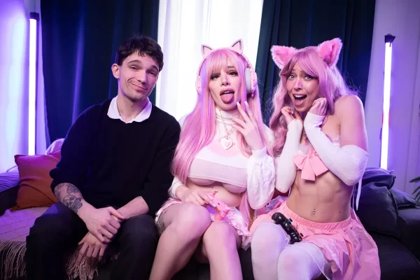 Futanari Bliss: Angellica Good, Jack Desfeux & Nyxi Harlow Gay Porn 14