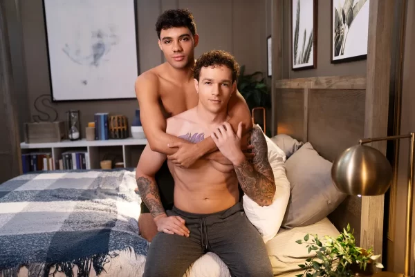 Locked In For Cum: Brandon Dallas & Jayden Marcos Gay Porn 12