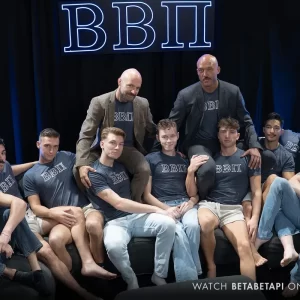 Viktor Rom Dominates Richard Rodriguez’s Butt Pledge Lucky Banks Initiated by Adam Snow in Frat Orgy Gay Porn