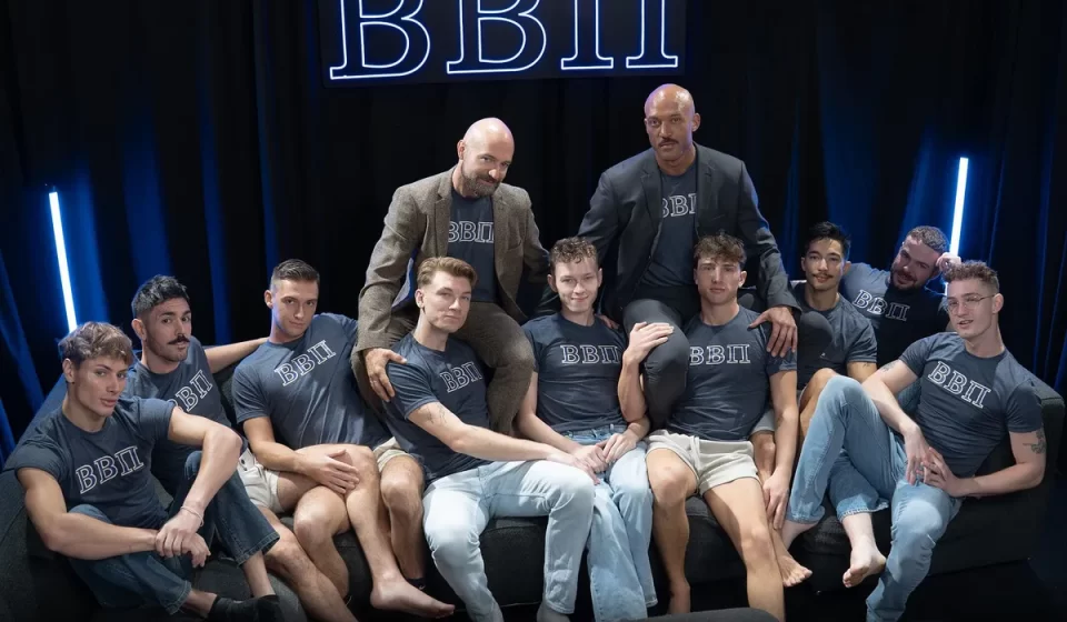 Pledge Lucky Banks Initiated by Adam Snow in Frat Orgy Gay Porn