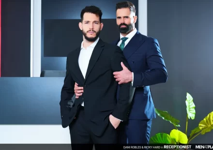 Spanish Stud Dani Robles Barebacks Ricky Hard at ManAtPlay Gay Porn