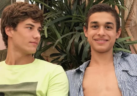 Freshmen's Lucian Solis Takes It From Tom Houston Gay Porn