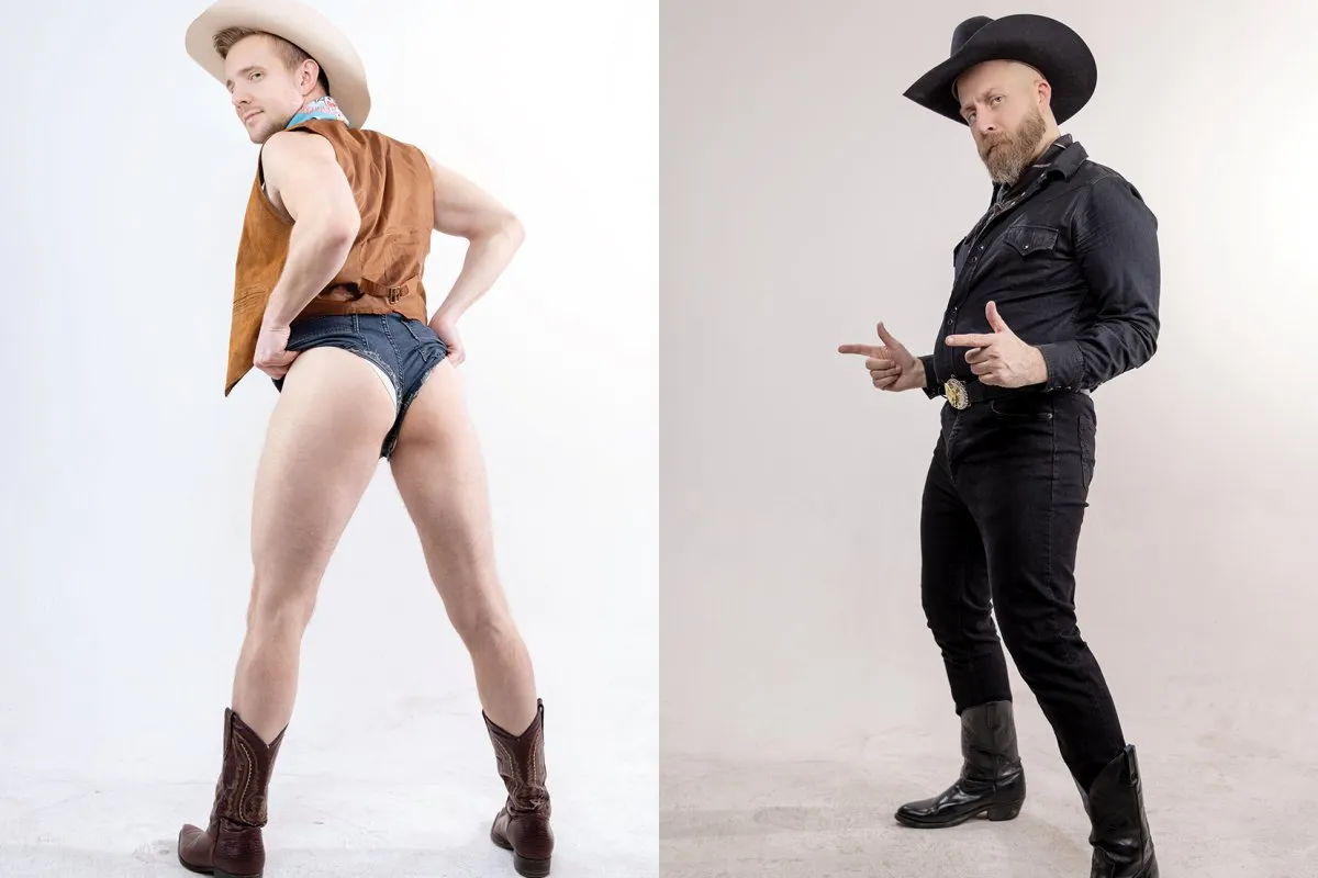 Gay Cowboys Serg Shepard & Joel Someone Go Wild in Drifters Gay Porn