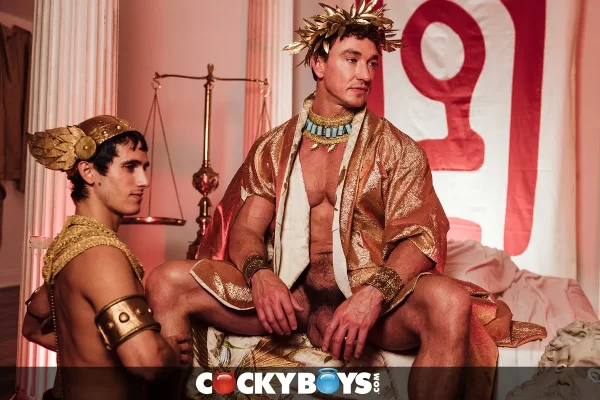 Gods & Heroes: Red-Hot CockyBoys Orgy with Cade Maddox Gay Porn 1