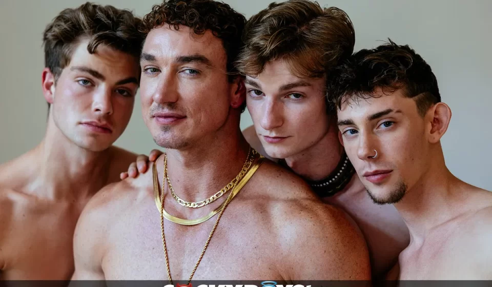 Gods & Heroes: Red-Hot CockyBoys Orgy with Cade Maddox Gay Porn