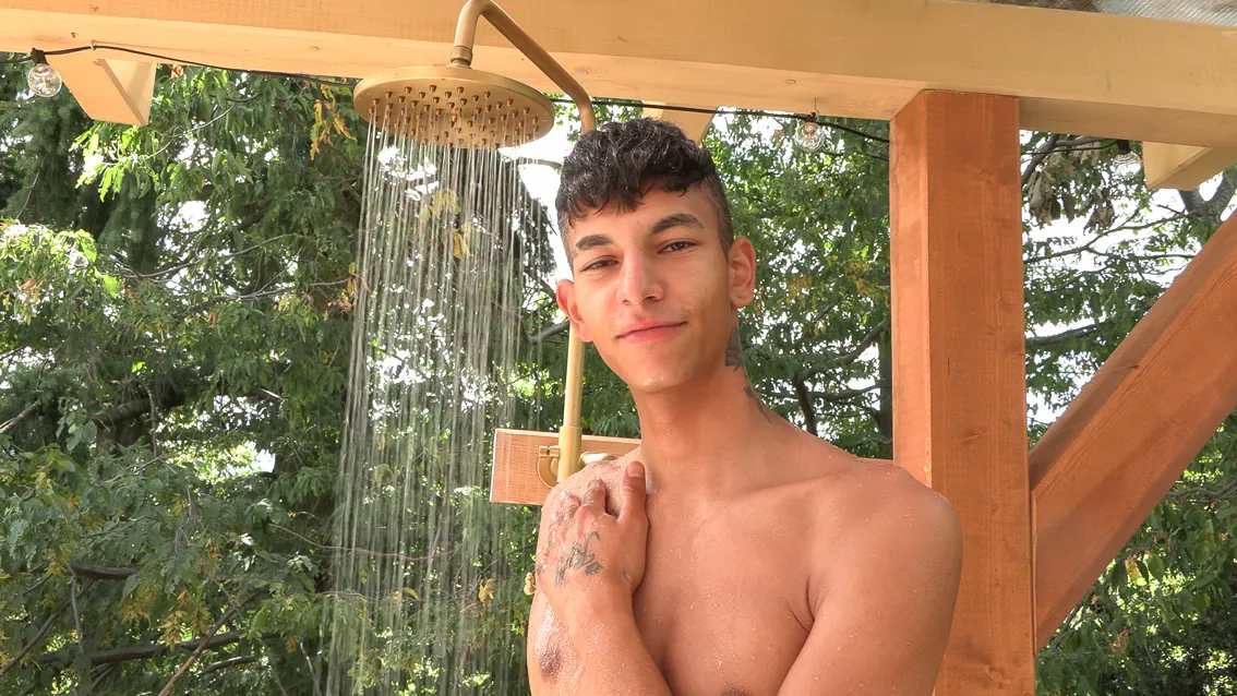 Hot Latin Newcomer Miguel Rivas' Steamy Solo Gay Porn