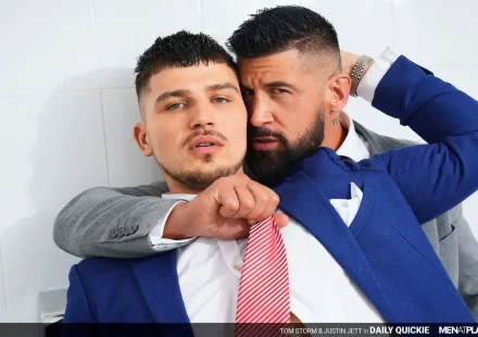 Justin Jett & Tom Storm do it in the Office Break Room Justin Jett & Tom Storm do it in the Office Break Room Gay Porn