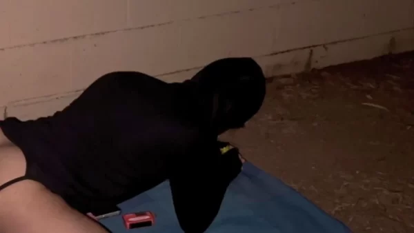 Outdoor Hookup Surprise with Cade Maddox & a Masked Stranger Gay Porn