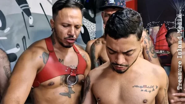 Pigs Is Pigs: Jimmy The Inked Pig Gets the Brazilian Bang Gay Porn 9