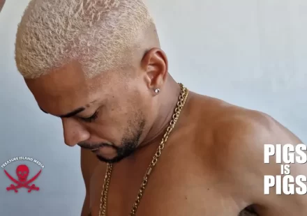 Pigs Is Pigs: Three Hung Studs Use a Slutty Cumdump Gay Porn