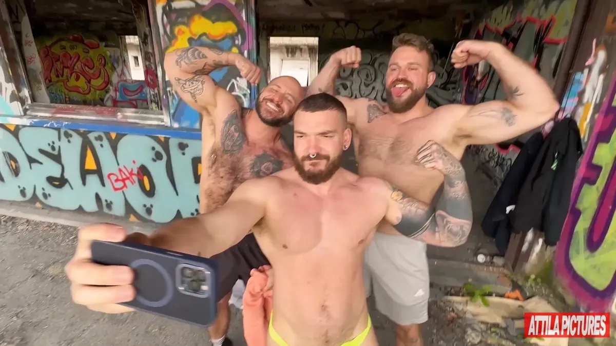 Pigs Out of Water: Kinkoer's Muscular Threesome 5 Pigs Out of Water: Kinkoer's Muscular Threesome Gay Porn 4