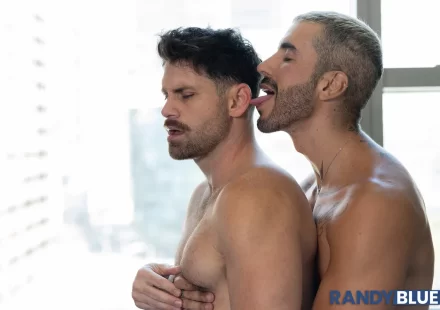 Seductive Spaniard Luiz Silva Tops Beefy Beau Butler Gay Porn